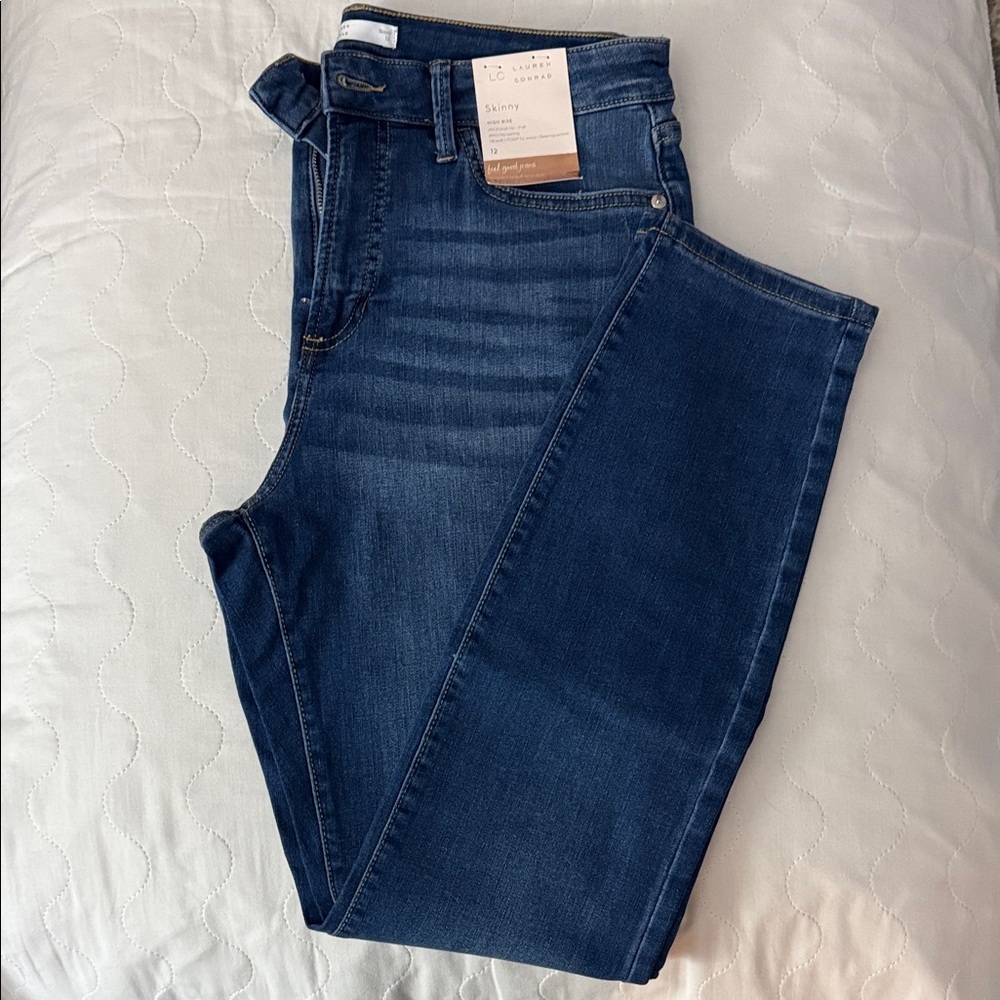 LC Lauren Conrad Women’s  Skinny Jeans, Sz 12